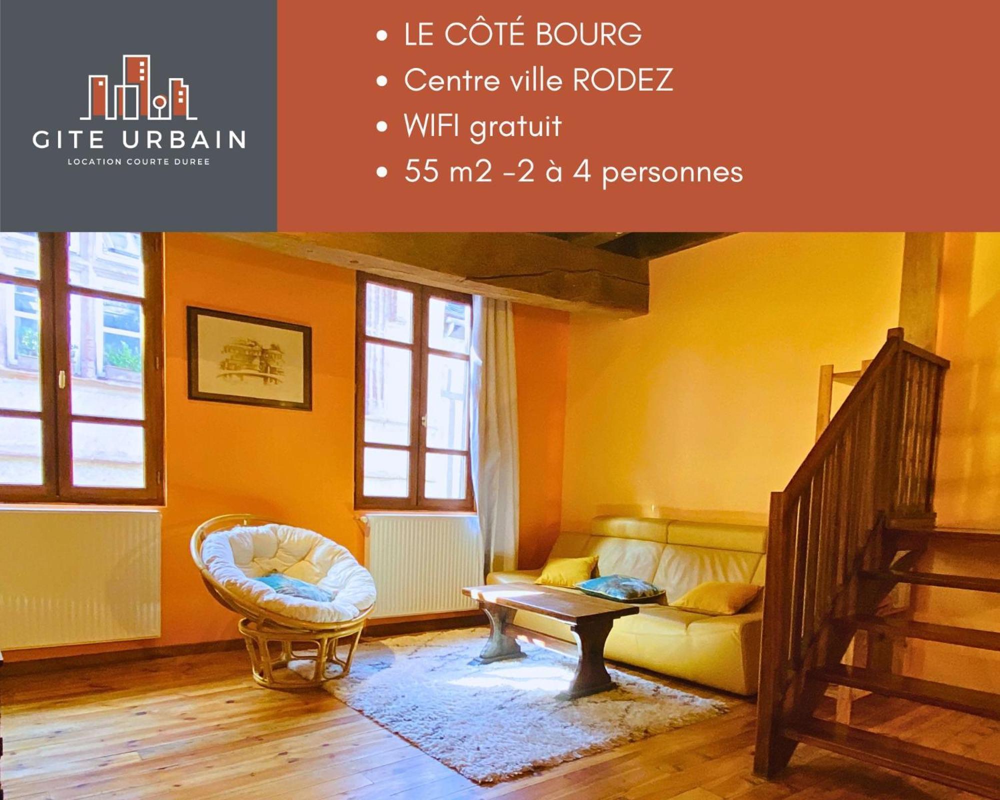 Gite Urbain - Cote Bourg Rodez Exterior foto